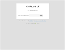 Tablet Screenshot of airnaturel.co.uk