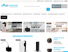Tablet Screenshot of airnaturel.com
